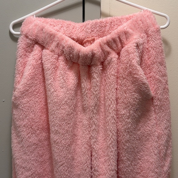 Pink Fleece Teddy pants - Picture 4 of 7